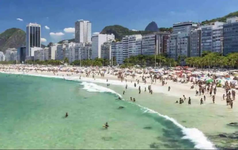 Praia Ha 5Min A Pe! Varanda Alta Com Vista! Piscina, Academia, Portaria 24Hrs, Shopping Ao Lado! Rio de Janeiro Bagian luar foto